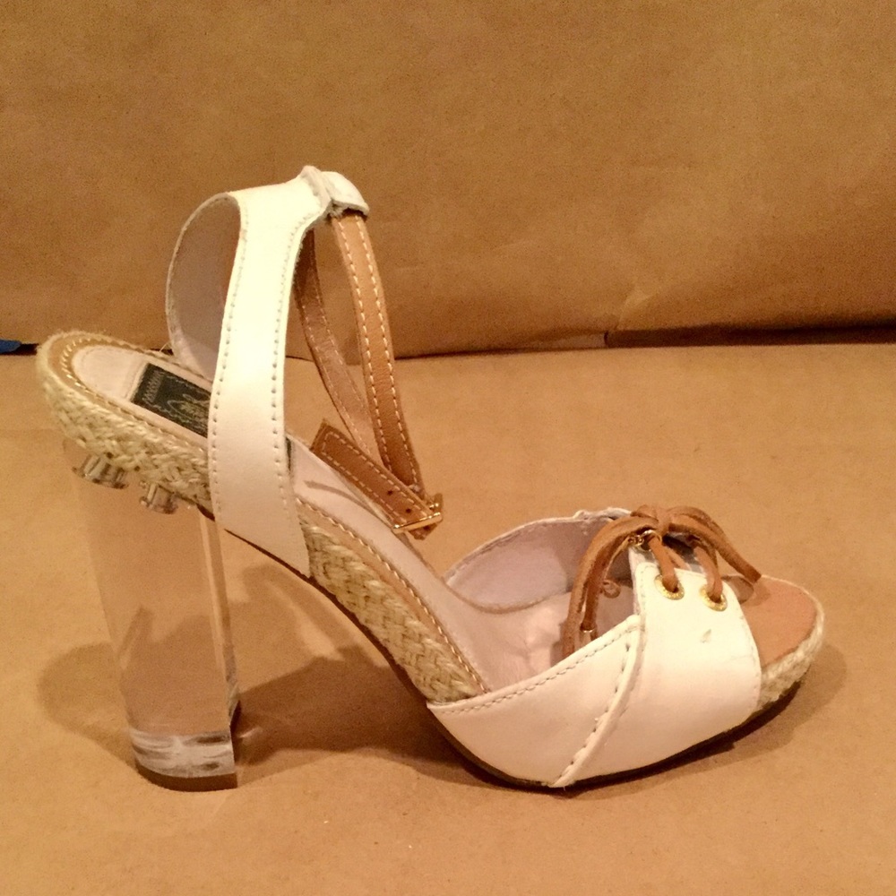 Milly for Sperry Sandal Lucite Heel
